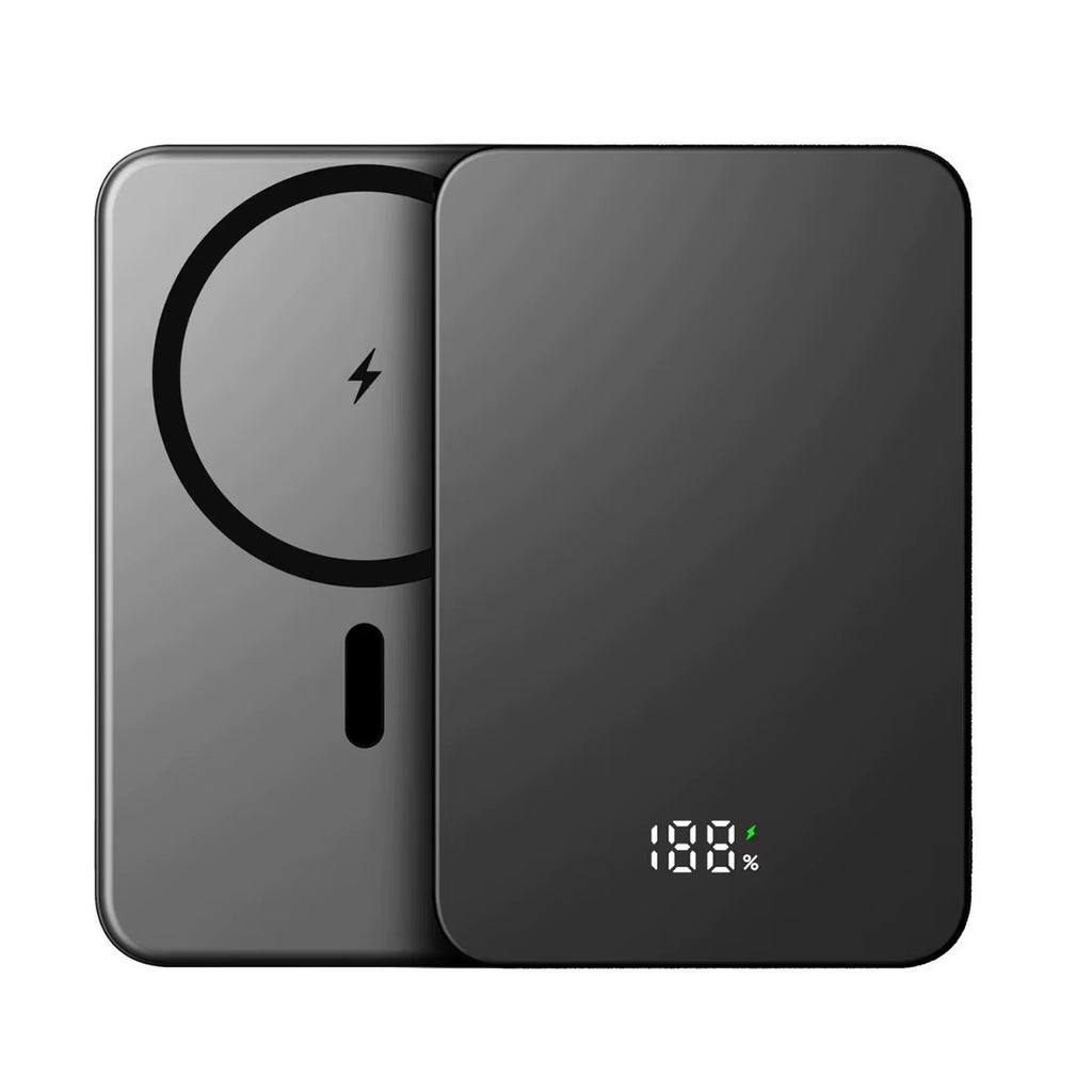 Daily Use Bank Ultra Thin Portable Power ABS Aluminum Glass Fiber Panel Multi Wireless Charging for Devices