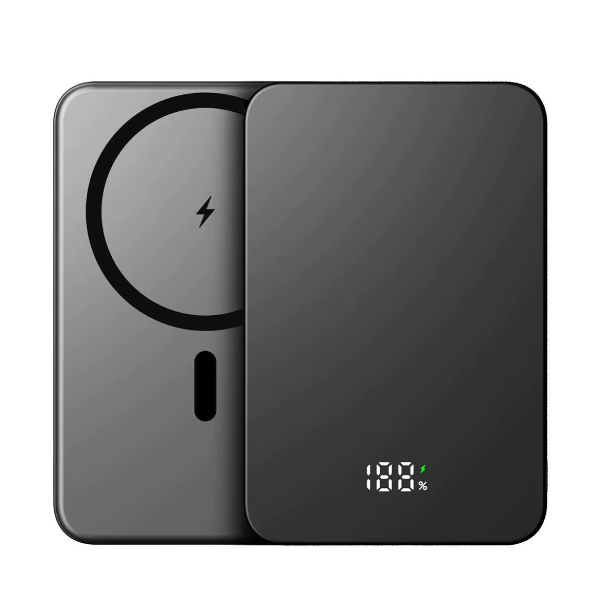 Daily Use Bank Ultra Thin Portable Power ABS Aluminum Glass Fiber Panel Multi Wireless Charging for Devices