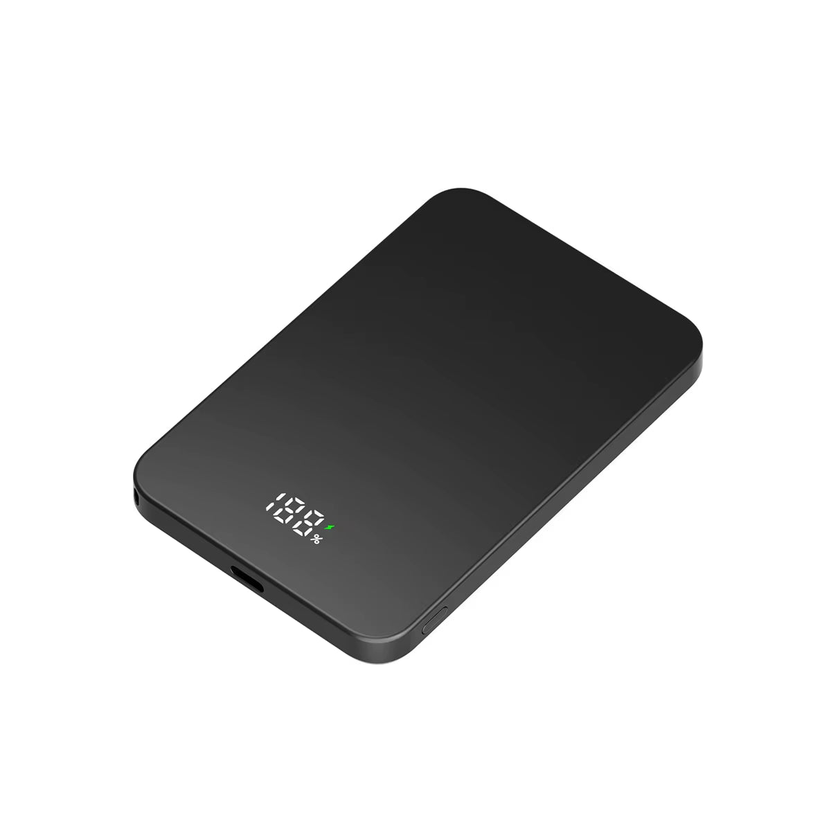 Daily Use Bank Ultra Thin Portable Power ABS Aluminum Glass Fiber Panel Multi Wireless Charging for Devices