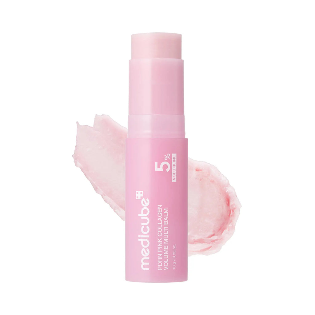 [Medicube] PDRN Pink Collagen Volume Multi Balm | All in One Volufiline, PDRN, NAD Stick for Youthful-Looking, Helping Look of Fine Lines, Firming Care, Anti-Aging Care | for Under-Eyes, Neck, Forehead, Smile Lines, Lip Care | Korean Skincare